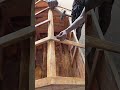 Making chicken coop shed frame! 🐔🏠 #woodworking #woodwork #furniture #woodscraft