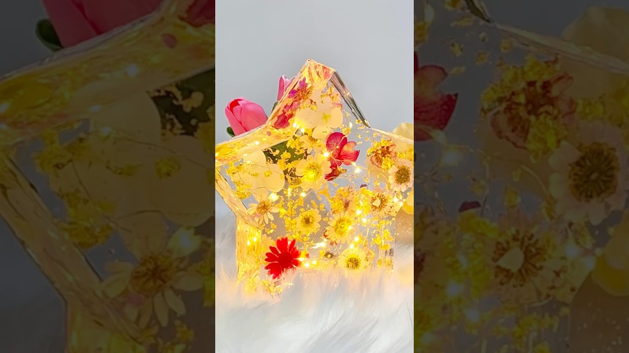 make a night light to accompany you to sleep🌸