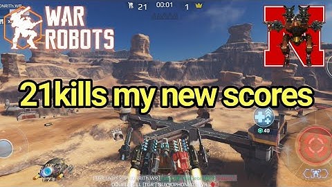 21 kills I broke my old score War Robots FFA gameplay