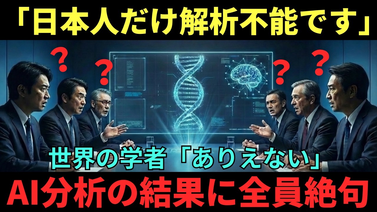【海外の反応】AI「日本人は説明できません」3人の学者が挑んだ→全員が敗北した理由