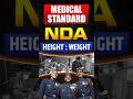 NDA Medical Standards 2026 – Height &amp; Weight #nda #ndaexam #lws