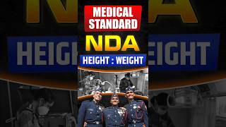 NDA Medical Standards 2026 – Height &amp; Weight #nda #ndaexam #lws