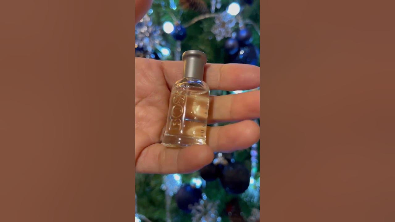 Perfume advent calendar Day 4 perfume shop mini fragrance Hugo Boss