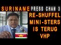 Suriname vhp press chan santokhi reshuffeling mini sters weer op agenda su na me 2024