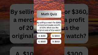 Basic Math Test 735 #maths #mathproblems #shorts #decodethepuzzle #mathfun #riddlejourney #quiz