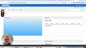Simpro Dashboard Login Tutorial