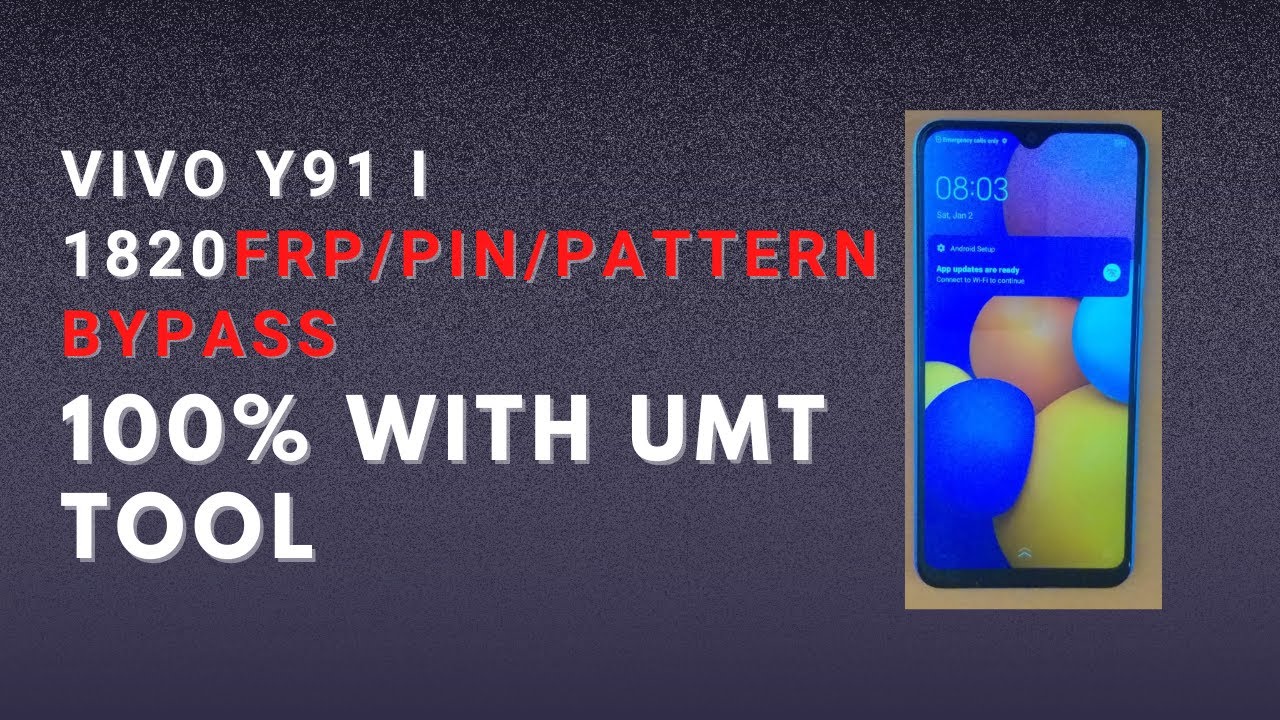 Vivo Y91i 1820 Frp Pattern Pin  Reset by Umt pro dongle one click