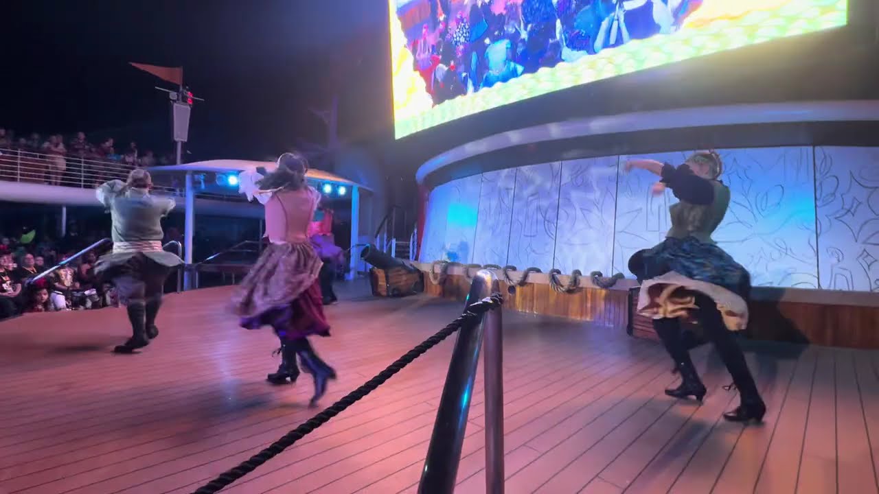Pirate night Disney cruise with Roxstarr 