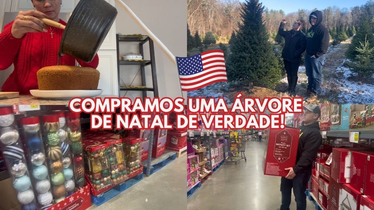 NOSSA PRIMEIRA ÁRVORE DE NATAL VERDADEIRA | IGUAL AOS FILMES