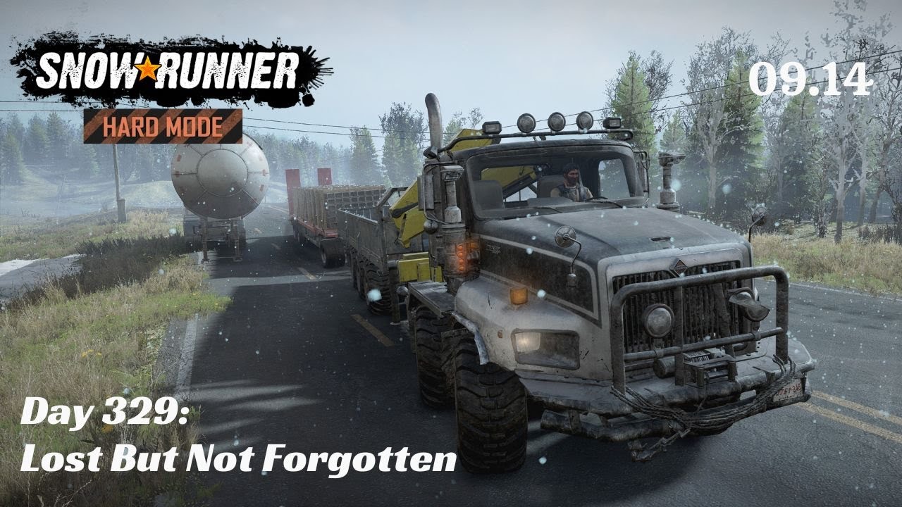 SnowRunner Hard Mode - R09 E14 - Lost But Not Forgotten