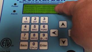 PoolWarden Main Menu - Relays - Chlorine Feed Commands