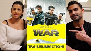 WAR | Hrithik Roshan | Tiger Shroff | Vaani Kapoor | Trailer REACTION!