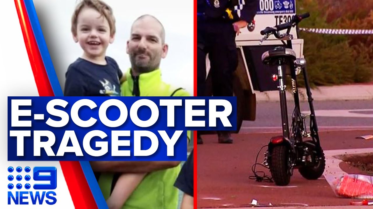 Perth father dies after his e-scooter collided with a cyclist | 9 News ...