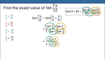 Trig: Sum and Difference Identities for Sine and Tangent