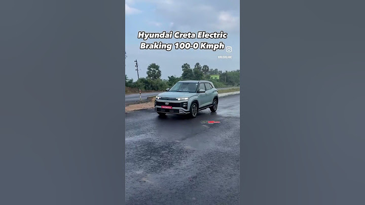 Hyundai Creta Electric Braking