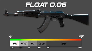 CS2 AK-47 | Slate - Skin wear/float [4K]