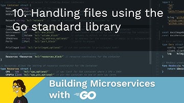 Building Microservices with Go: 10 Handling files with the Go standard library