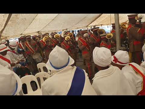 St Paul HQ brass band, o kgethelwe. 11 Jan 2020 Leru