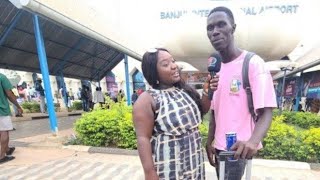 Semester Avanue Gt Tv With Sister Fatou Samba At The Banjul International Airport