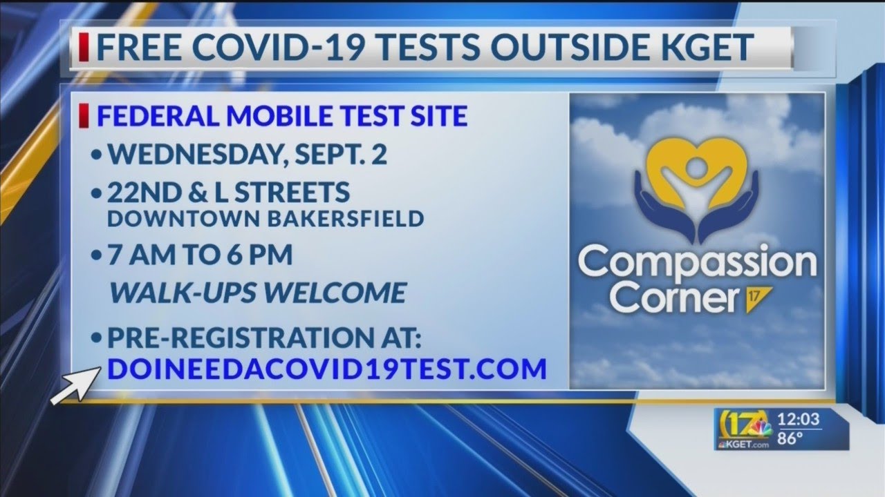 KGET hosting COVID-19 testing site at Compassion Corner