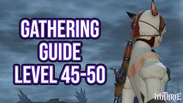 FFXIV 2.0 0105 Gathering Guide Level 45 to 50