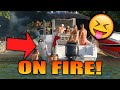 WOW that boat was about to explode!!!  ( TOO MUCH 🍑👙) | Miami River | Sandbar Party | Droneviewhd