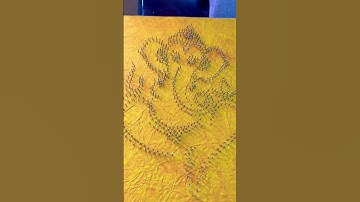 Easy art of Ganesh ji #stringart    #ganeshchaturthi #artist#art #viralvideo #youtubeshorts #viral