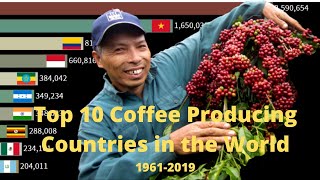 🥇 🥈 🥉 Top 10 Coffee Producing Countries in the World 1961-2019/Updated | Coffee Farming