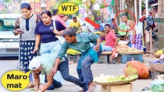 Fruit Seller Not Happy With Me Prank😄🤣 | Mutton Shop Prank | PrankBuzz