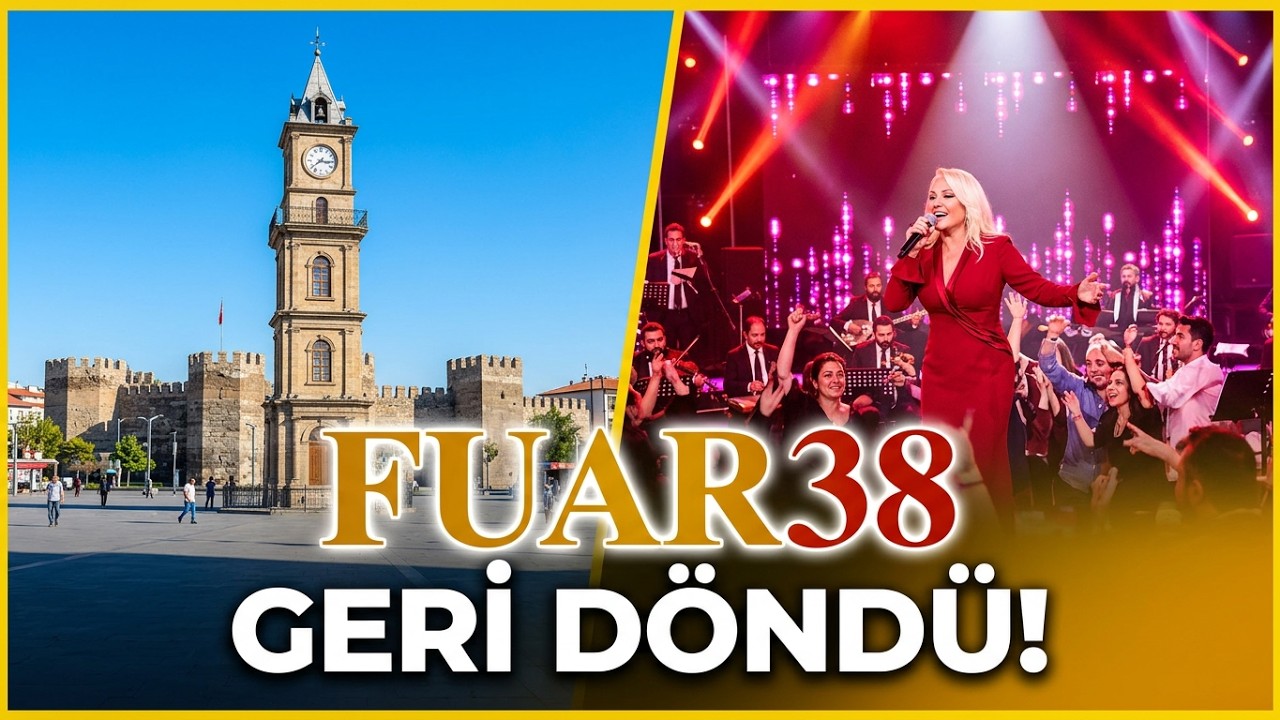 Kayseri’nin Efsane Fuarı Geri Döndü! 38 Gün Sürecek Büyük Eğlence