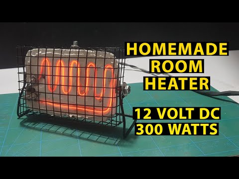 How to make Electric Room Heater 12 Volt DC