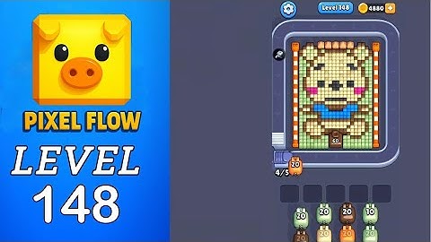 Pixel Flow Level 148 Walkthrough