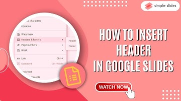 Mastering Google Slides: How to Insert Headers | Step-by-Step Guide! #simpleslides #tutorials