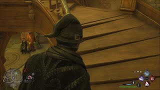 How to go up Hufflepuff sliding stairs glitch