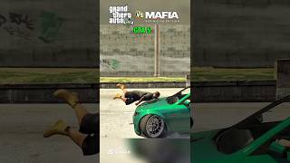 GTA 5 vs Mafia Definitive Edition Physics Comparison #shorts #gaming #gta #watchdogsbadblood #mafia