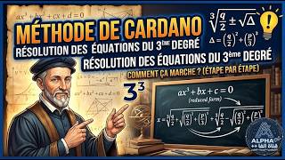 Maths 1.1. Méthode de Cardano