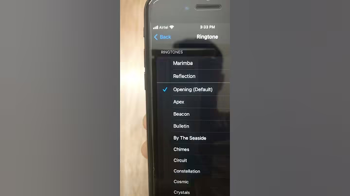 iPhone ringtone evolution