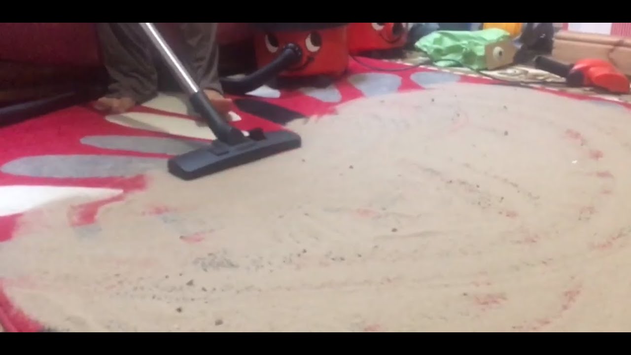 Henry vacuum SAND TEST with turbo head and floor tool for