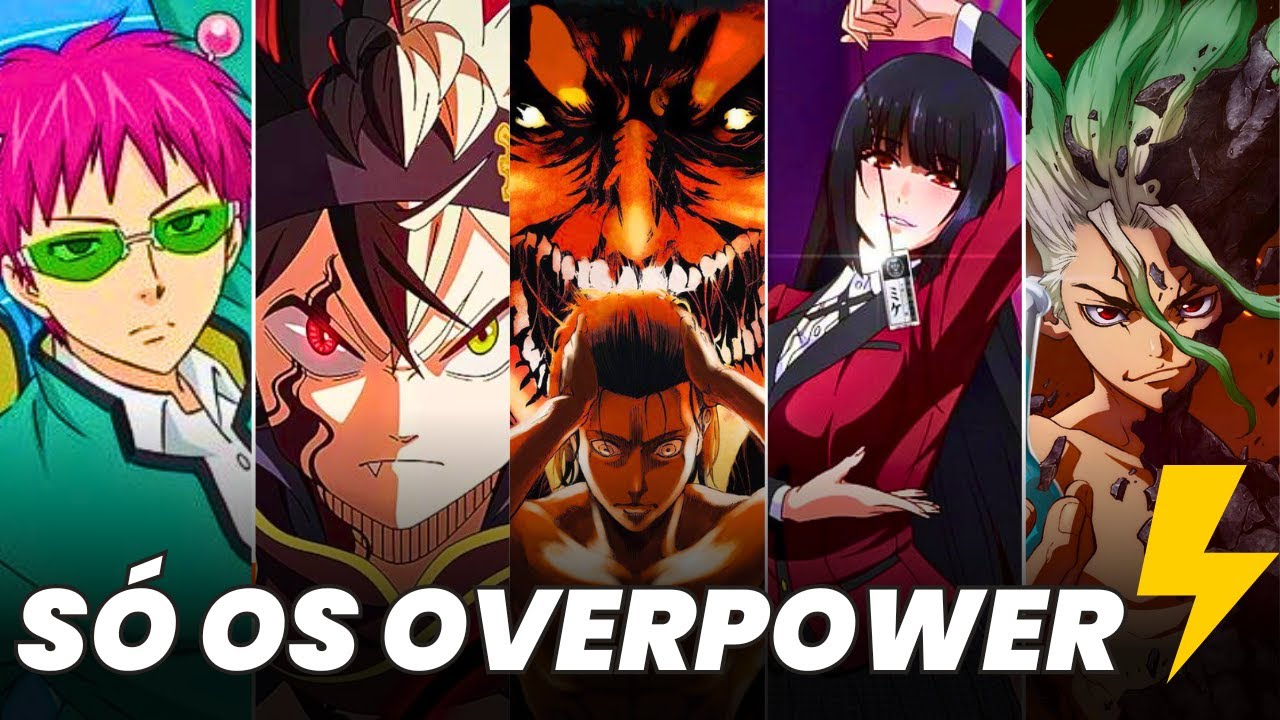 10 ANIMES COM PROTAGONISTA OVERPOWER - YouTube