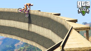 GTA V Online: MANOBRAS ARRISCADAS de BMX! (PS4 BMX Skill Test #4)