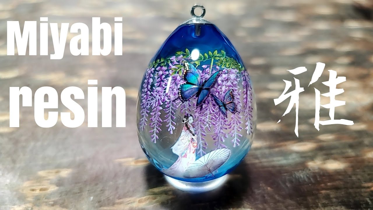 UVレジン】和を表現。雅【resin】Express Japanese style. Miyabi