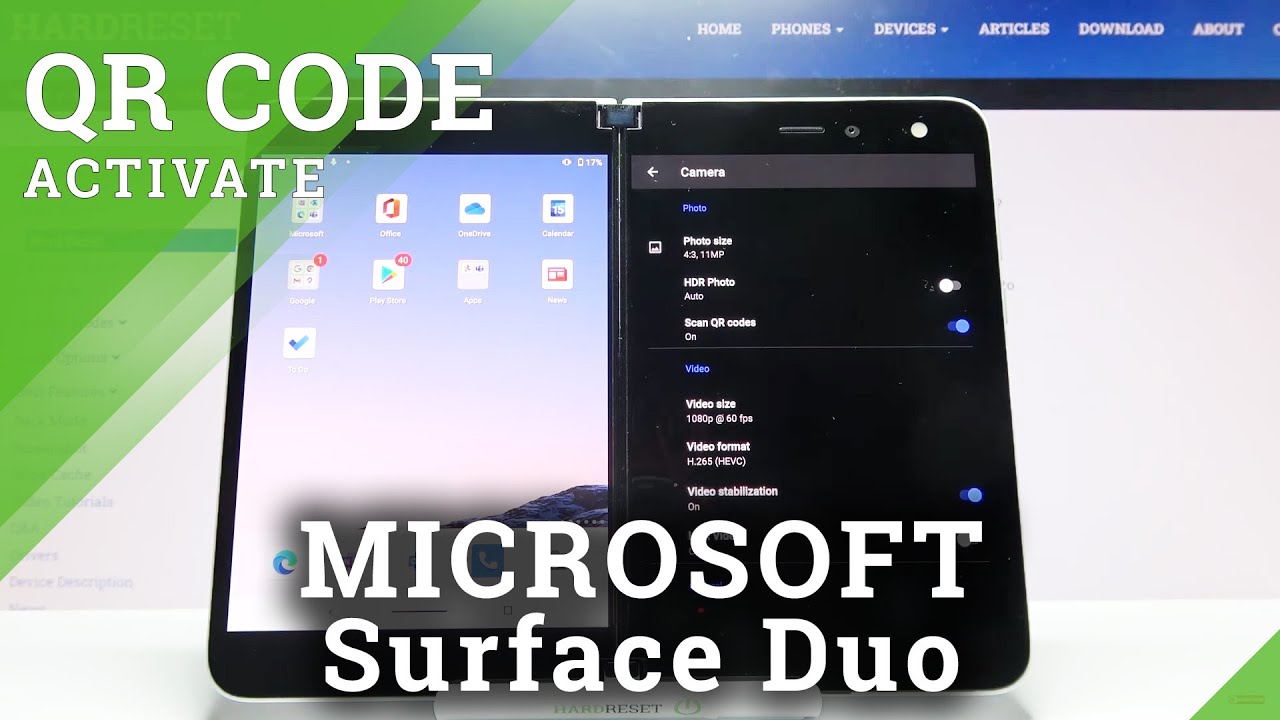 How to Allow Camera to Scan QR Codes on MICROSOFT Surface Duo Scan QR
