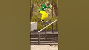 DOUBLE GRIND - Bs 180 to Switch 50-50, Switch 360 Flip to Lipslide in Session (Skate Sim) 🥳 #shorts