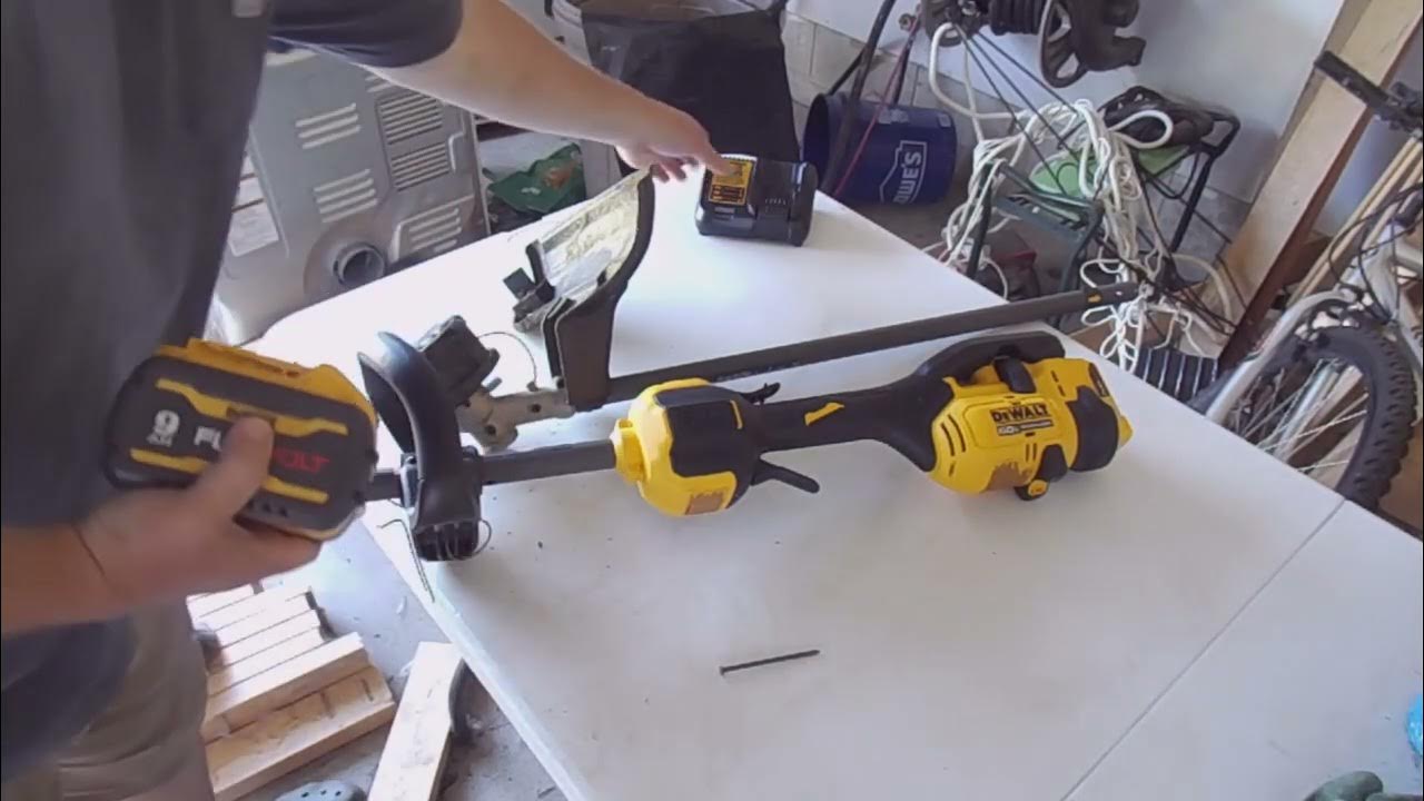 Dewalt 60V String Trimmer and attachments Common Sense DIY E13 YouTube