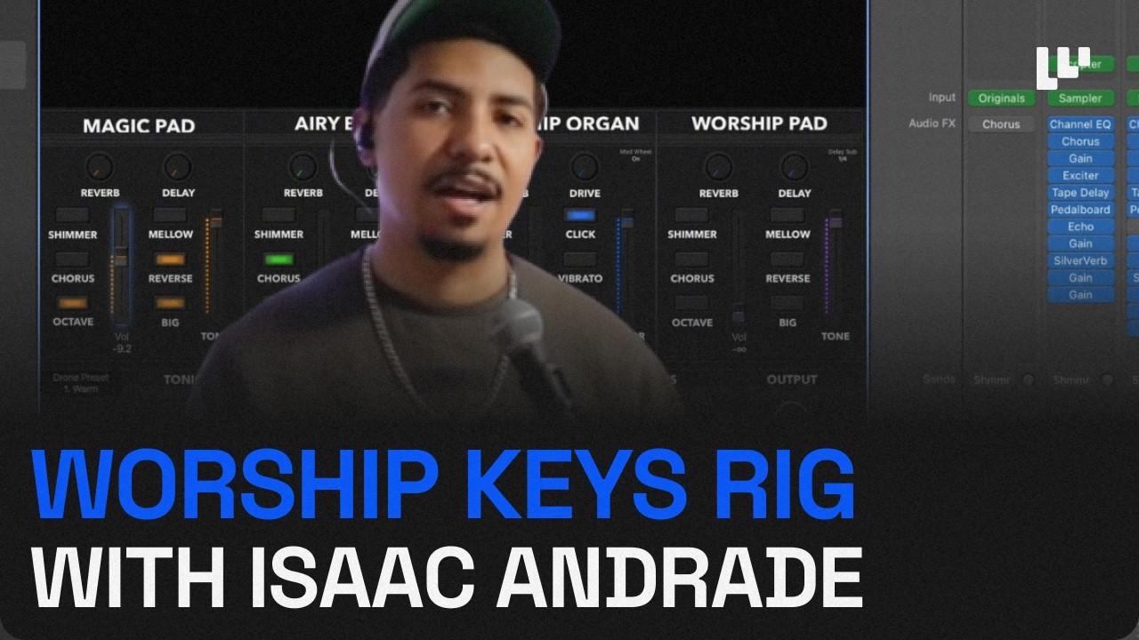 EP #102: Оборудование для исполнения музыки на главной сцене с Исааком Андраде #worshipkeys #main...