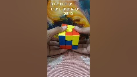 HOW TO MAKE GIANT TWISTED PEAK PATTERN IN RUBIK