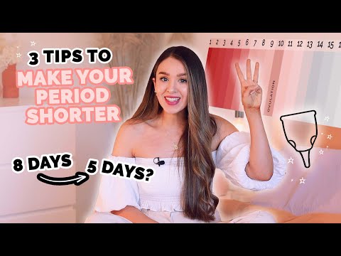 Video: What can I do to make my period go faster or not start?