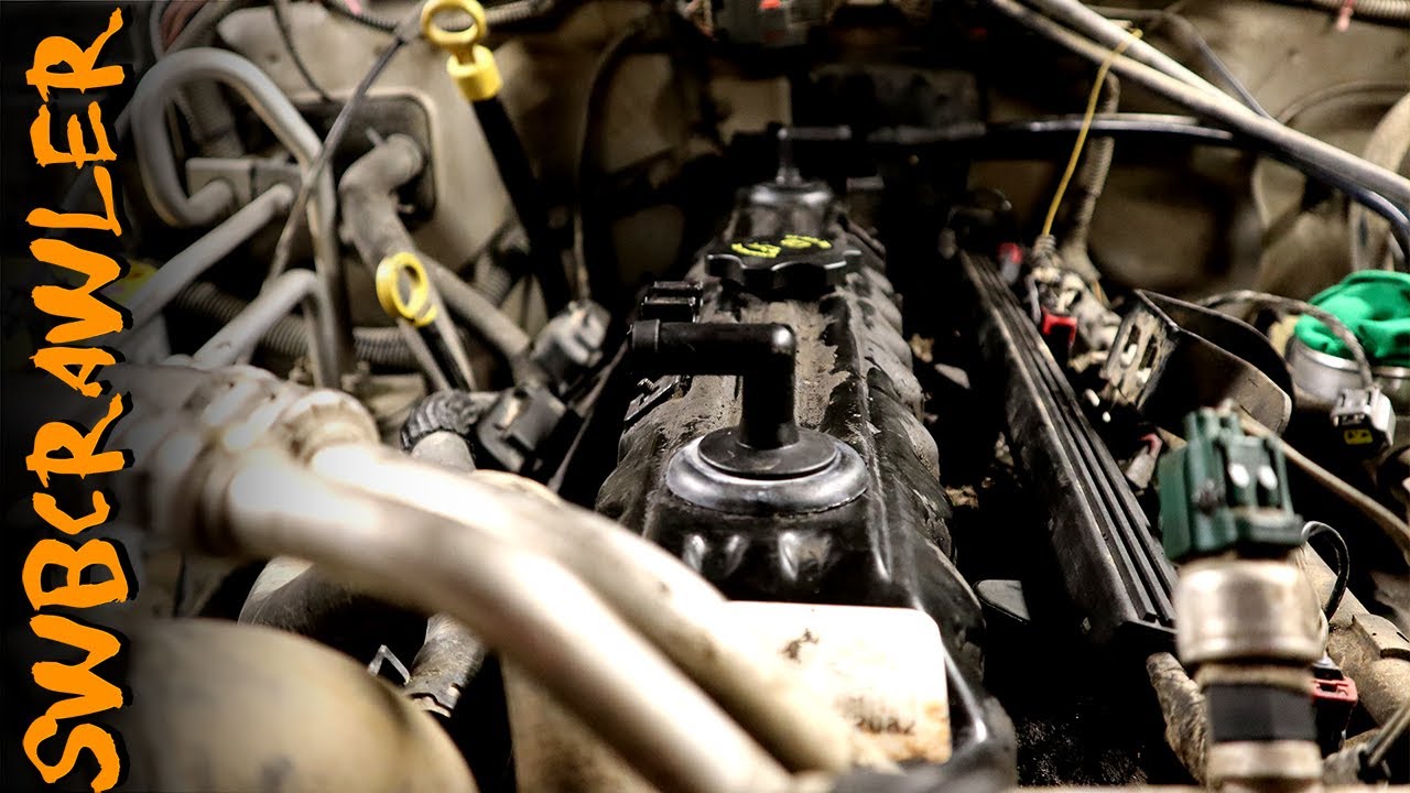 Jeep TJ  Valve Cover Gasket replacement. - YouTube