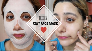 Knit Face Mask Neogen White Truffle Knit Mask First Impression Review Youtube