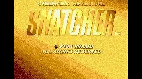 Snatcher Sega CD Intro